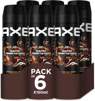 Axe Dark Temptation Desodorante 150 ml Pack 6 por 12.68€