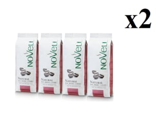 2 x Novell Café en Grano Natural 100% Arábica 4x250g, 1kg Tostado Medio a 23.98€