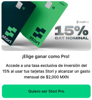 15% de Rendimiento con Stori Pro