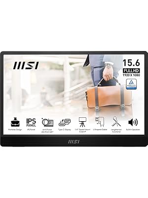 Moniteur portable MSI Pro MP161 E2 - 15,6" FHD IPS à 79,99€