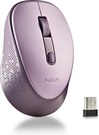 NGS Dew Lilac Ratón Óptico Inalámbrico dpi Ajustable 800/1600 por 4.95€ dos colores