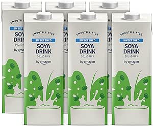 Pack 6 x 1L de Leche de Soja By Amazon por 3.56€
