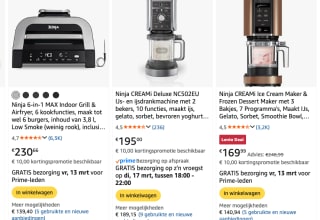 €10 extra korting op Ninja artikelen in de sale bij Amazon