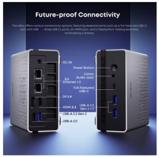 CHUWI UBox Mini PC AMD Ryzen 5 6600H 16GB DDR5 512GB por 231.88€