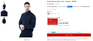 Suéter Marino Aldo Conti R8068 por $299