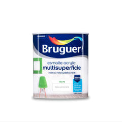 Bruguer Acrylic Multisuperficie Esmalte al agua Mate Blanco Permanente 750 ml a 7.99€