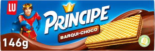 Príncipe Barqui-Choco Galletas Barquillo Rellenas de Chocolate 145g por 0.95€