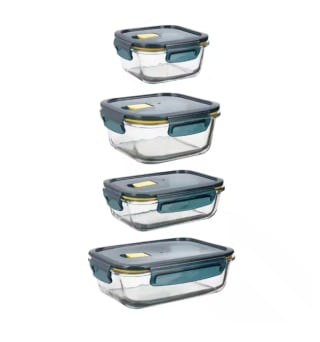 Quid astral set 4 hermeticos vidrio azul por 12,34€