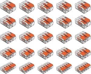 Wago 2 Port (10) 3 Port (10) 5 Port (5) 221 Splicing Connector, Lever All Wire 12-24