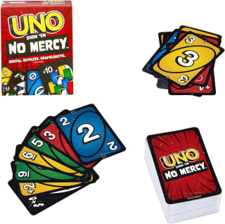 Mattel Games Juego cartas UNO No Mercy Juego mesa familiar por 9.99€