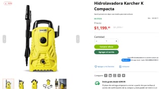 Hidrolavadora Karcher K Compacta por $1,079 | Waldo's