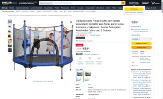 Trampolin 1.4m con Red por $639 | Oferta Amazon
