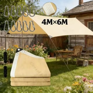 Malla Sombra 4x6m 90% Bloqueo Luz por $287 | Mercado Libre