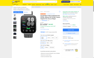 Smartwatch Amazfit Bip 6 46mm por $1,367 | Mercado Libre