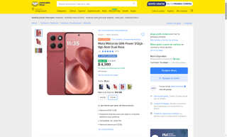 Moto G86 Power 512GB por $3,687 | Oferta Mercado Libre