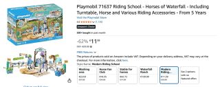 Playmobil 71637 Riding School - Horses of Waterfall voor €11,39 bij Amazon