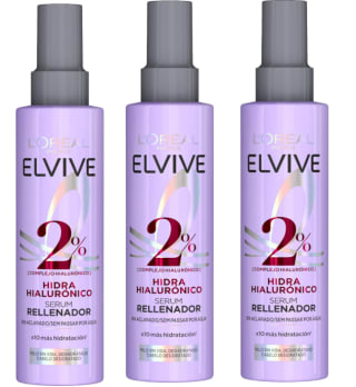 3 Botes de L'Oreal Paris Elvive Serum, Morado, 150 ml por 10.67€