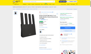 Router Huawei BE3 Wi-Fi 7 por $666 | Oferta Mercado Libre