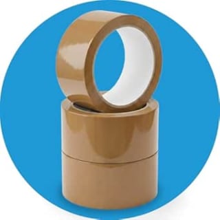 Industrial Brown Parcel Packing Tape 3 Rolls Low Noise Amazon Deal