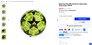 Balón Final Club UEFA Champions League Adidas por $286 | Martí