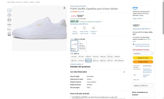 Tenis PUMA Shuffle Unisex por $694 | Oferta Amazon