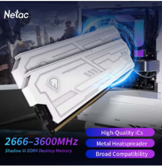 Netac Shadow III 32GB (2×16GB) DDR4 3200MHz voor €135,33 bij AliExpress