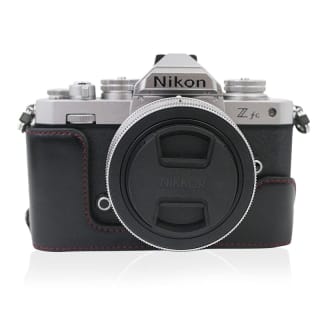 Funda de piel sintética para cámara Nikon Z fc, color marrón por 1.99€