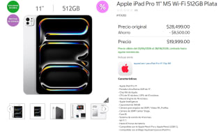 iPad Pro M5 11" 512GB por $19,999 | Oferta Costco