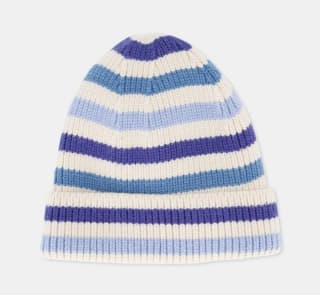 Gorro fantasía con rayas para niña por 3.89€.