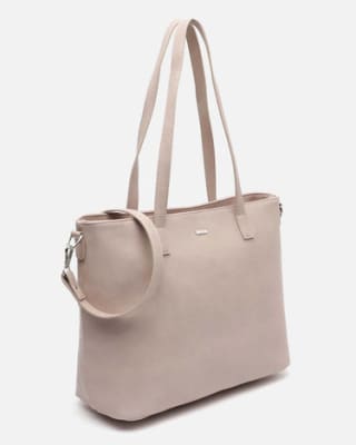 Portaordenador shopper con funda extraible color lila por 18€