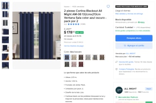 Cortina Blackout All Might AM-08 por $178 | Ahorro Mercado Libre