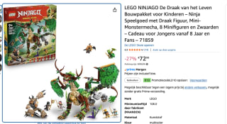 LEGO® NINJAGO 71859 De draak van het leven voor €62,99 dmv code bij Amazon