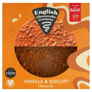 English Cheesecake Company Vanilla & Biscoff Cheesecake 484g – Nectar Price