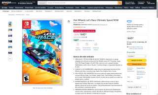 Juego Hot Wheels Let's Race para Switch por $440 | Oferta Amazon