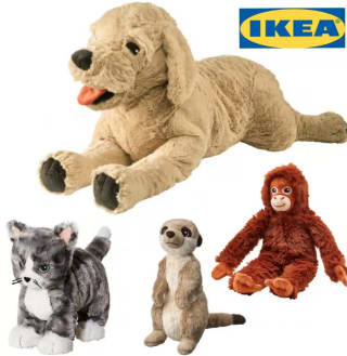 Kindermenu met knuffel bij IKEA (IKEA Family actie)