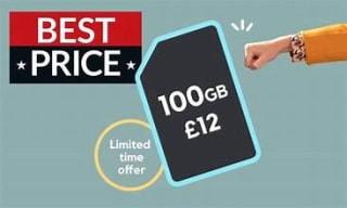 Mozillion 24M SIM Only – 100GB 5G + Unlimited Calls & Texts – £156 Deal