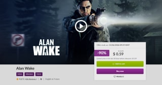 Alan Wake por $22 | Oferta GOG