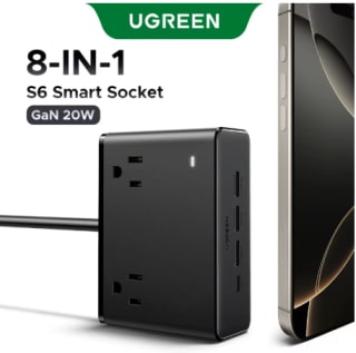 UGREEN regleta multicontacto 8 en 1 por $293 en AliExpress