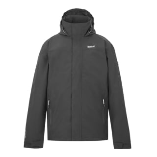 Regatta Men's Matt II Waterproof Shell Jacket | Ash Black ( Sizes XS - 4XL ) - w/Code