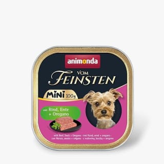 32 stuks animonda Vom Feinsten Adult Mini natvoer voor kleine honden voor €5,78