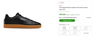 Tenis Reebok Royal Complete por $559 | Bodega Aurrera