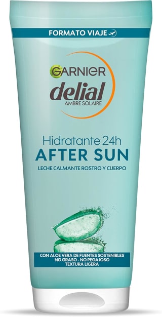 3 botes Garnier Delial After Sun Crema Hidratante 24h Calmante 100ml por 9,96€
