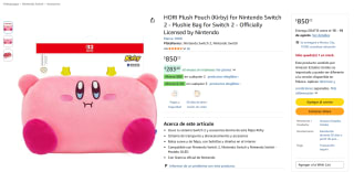 Bolsa de Felpa Kirby por $850 | Oferta Amazon