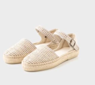 Sandalias de yute con cierre de hebilla de mujer TEX por 17.99€