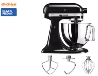 KitchenAid Artisan Mixer 5KSM125 Onyx Zwart voor €329 bij Coolblue