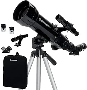 Telescopio refractor Celestron 21035-ADS Travel Scope 70 con mochila por 69€