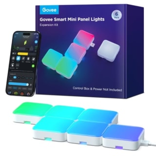 Govee Slimme Mini Panel Lights Uitbreiding 6-Pack voor €19,95 bij Robbshop