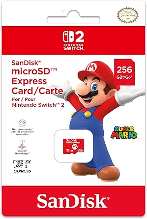Sandisk Micro SD Express Card for Nintendo Switch 2 por 46.99€