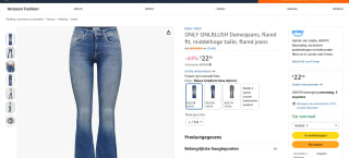 ONLY ONLBlush Flared jeans voor €22,58