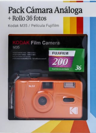 Cámara Análoga M35 Marca: KODAK con Rollo 36 Fotos $39.990 Solo en falabella.com